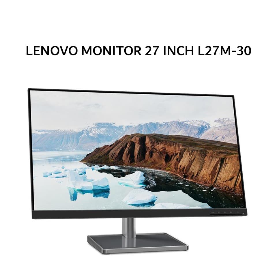 LENOVO MONITOR 27 INCH L27M-30 IPS FHD 1080P 4MS 75HZ ERGONOMIC SPEAKER USB-C 3Y