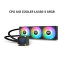 THERMALTAKE CPU AIO COOLER LA360-S ARGB (360MM RADIATOR + 3X ARGB FANS) BLACK - Variant 1