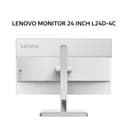 LENOVO MONITOR 24 INCH L24D-4C IPS FHD 1080P 1MS 144HZ AMD FREESYNC ERGONOMIC SPEAKER USB-C SILVER 3Y - Image 1