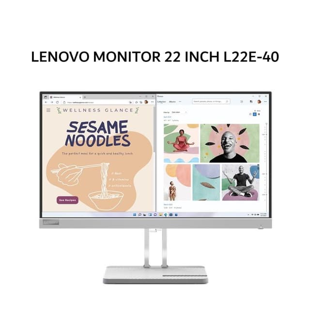 LENOVO MONITOR 22 INCH L22E-40 VA FHD 1080P 4MS 75HZ 3Y