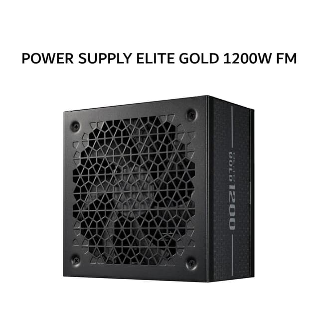 COOLER MASTER PSU POWER SUPPLY ELITE GOLD 1200W FM (80+ GOLD) FULLY MODULAR ATX 3.1 PCIE 5.0 BLACK 5Y