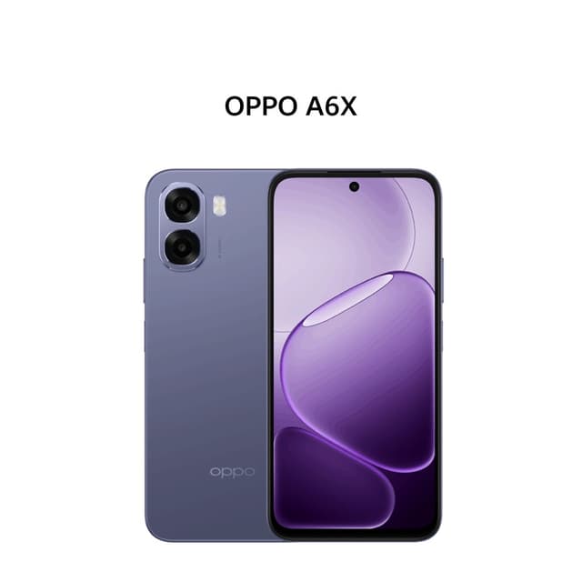 OPPO A6X 4GB 64GB PLUM PURPLE (BOX CHA+CAS+SCR)