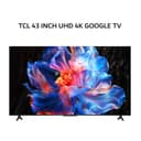 TCL 43 INCH UHD 4K GOOGLE TV - 43P6K - Variant 1