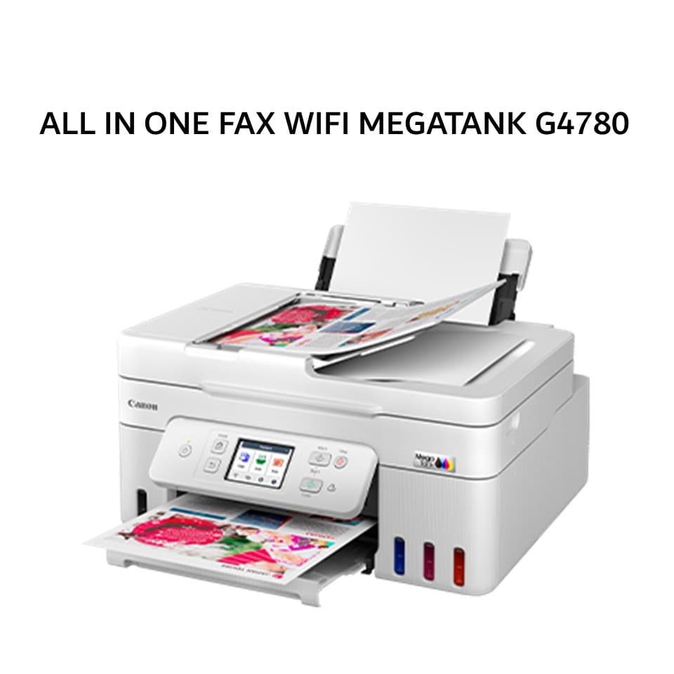 CANON ALL IN ONE FAX WIFI ADF MEGATANK G4780 2Y