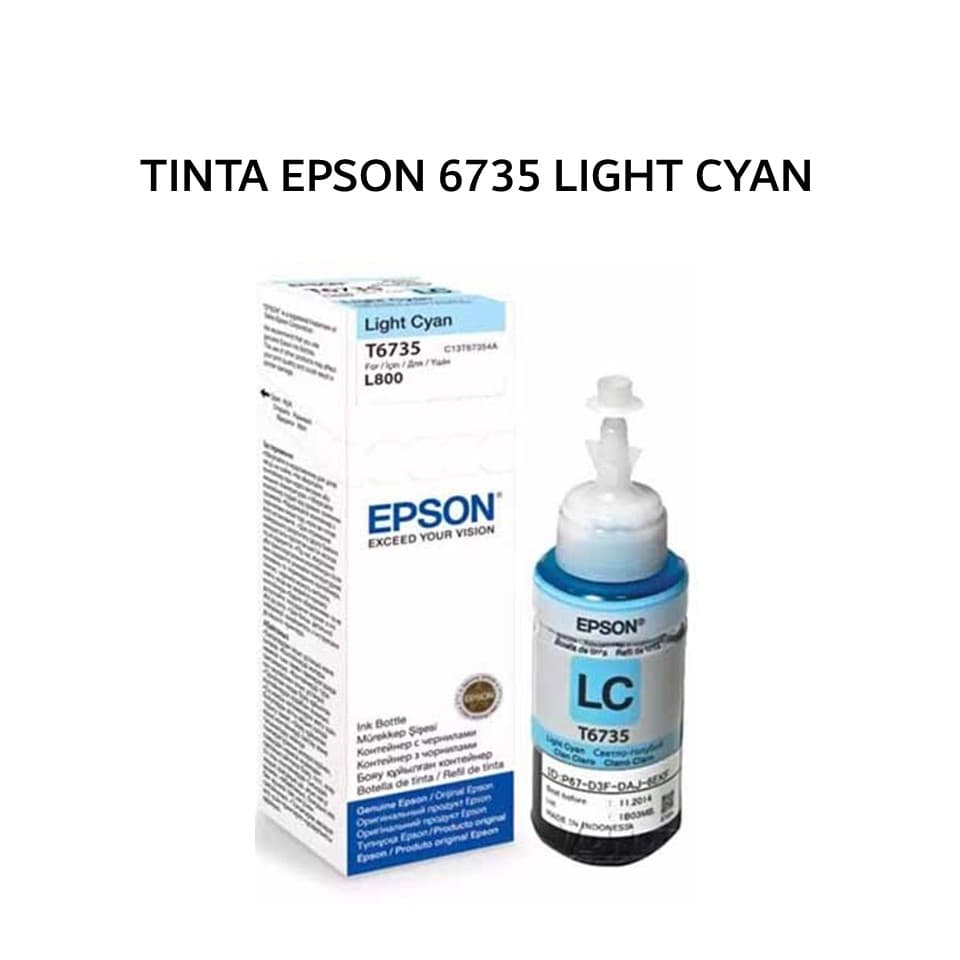 TINTA EPSON 6735 LIGHT CYAN