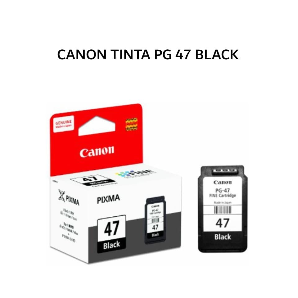 CANON TINTA PG 47 BLACK
