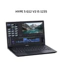 AXIOO HYPE 5 G12 V2 I5 1235 8GB 256GB W11 14.0FHD IPS 1.25KG BLK - Image 1
