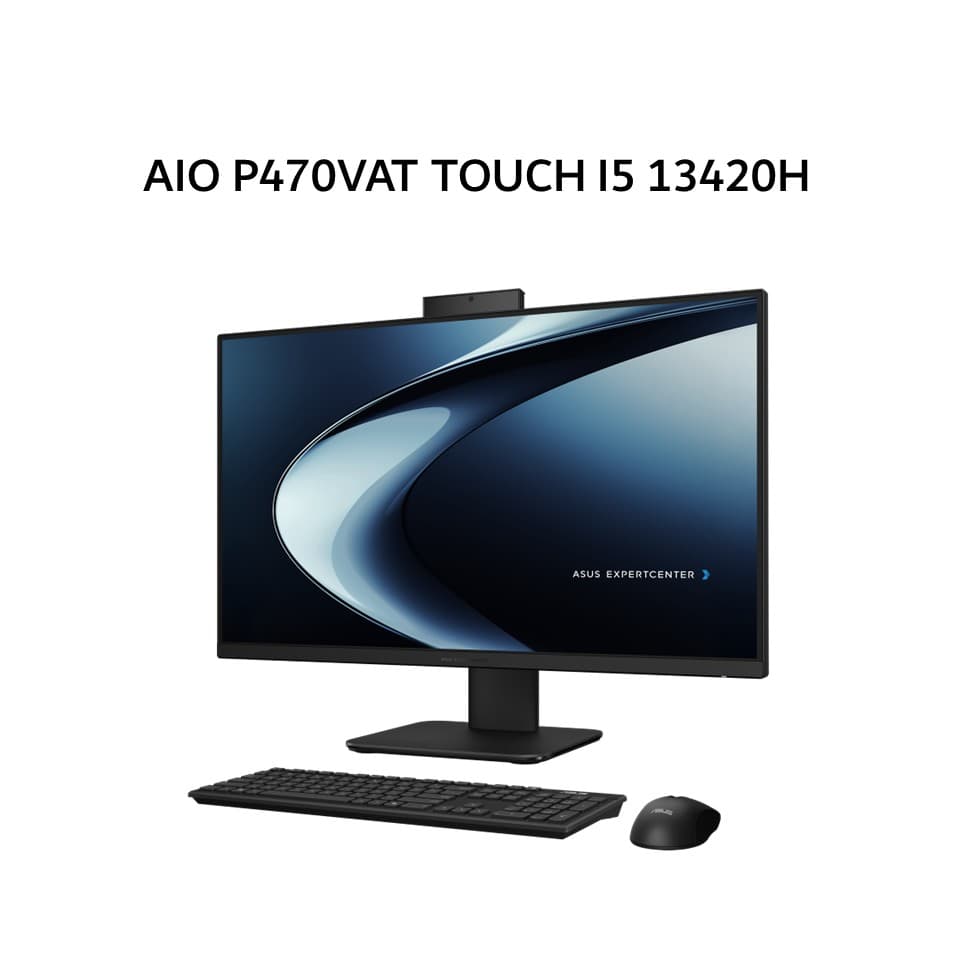 ASUS AIO P470VAT TOUCH I5 13420H 16GB 512GB W11+OHS 27.0FHD 2Y ONSITE K+M WLESS BLK -B5151WS