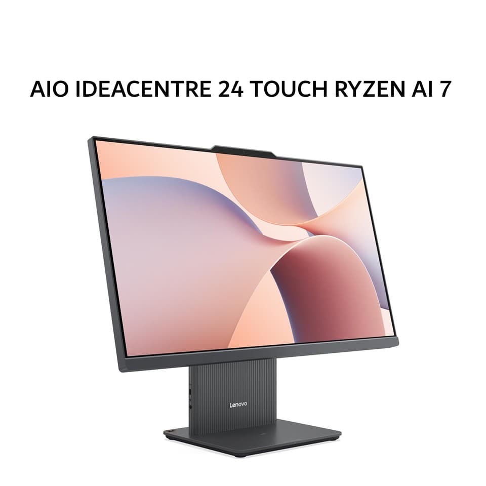 LENOVO AIO IDEACENTRE 24 TOUCH RYZEN AI 7 350 16GB 1TB W11+OHS 23.8FHD IPS 3Y LUNA GREY -0CID