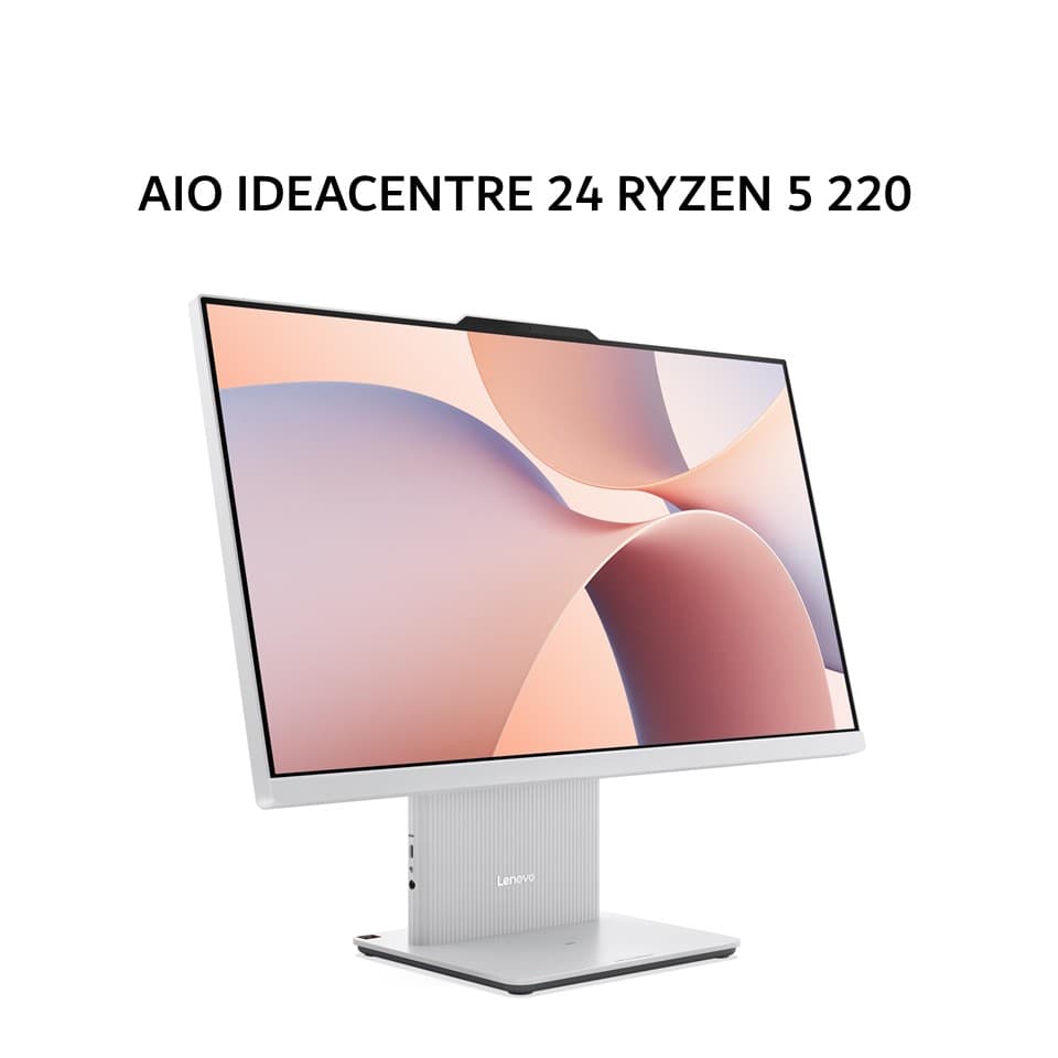 LENOVO AIO IDEACENTRE 24 RYZEN 5 220 16GB 512GB W11+OHS+M365 23.8FHD IPS CLOUD GREY -0AID