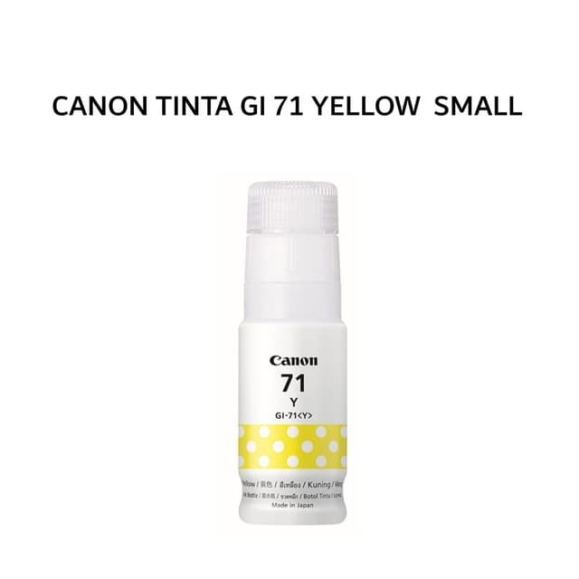 CANON TINTA GI 71 YLW SMALL