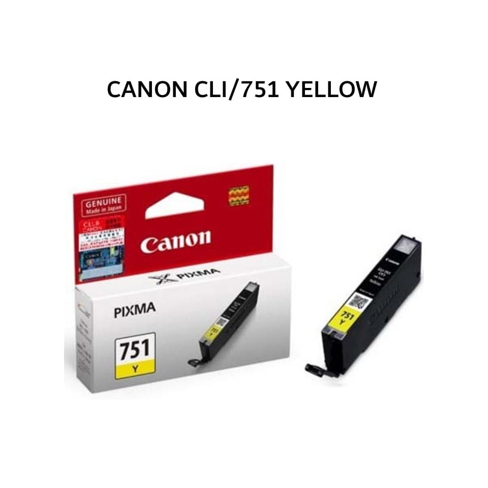 TINTA CANON CLI/751 YELLOW