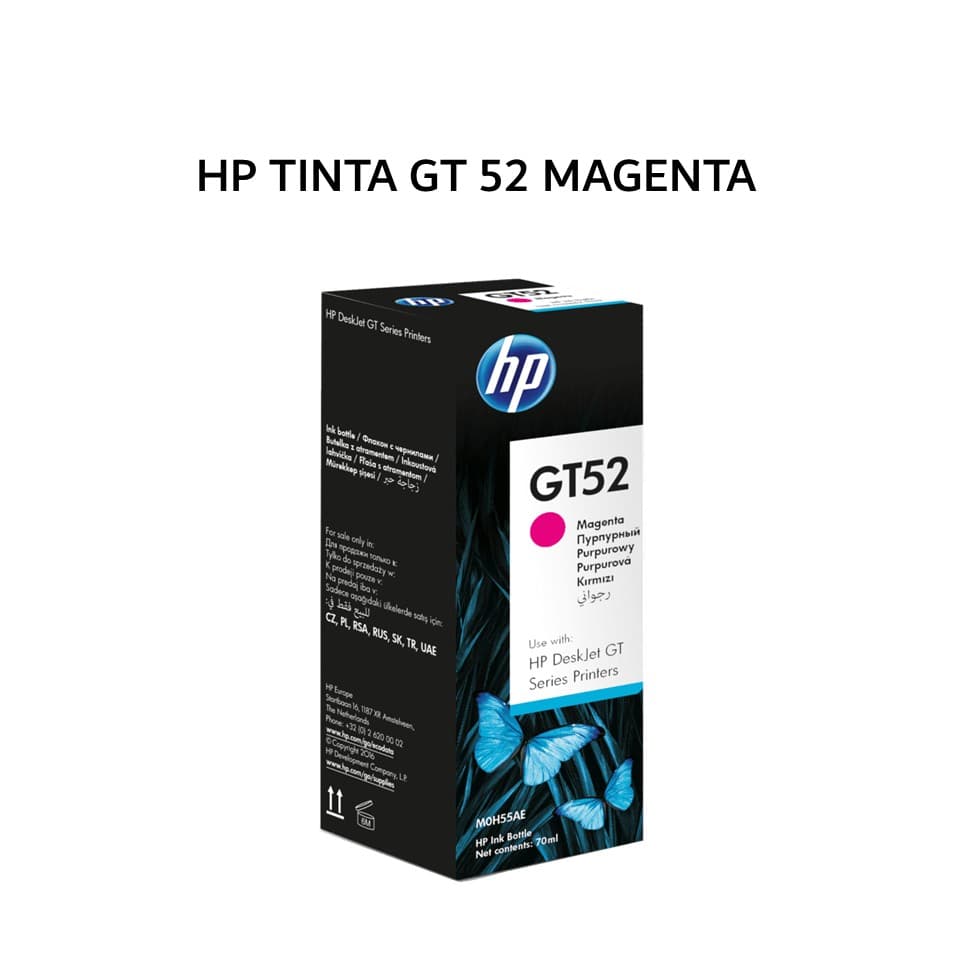 HP TINTA GT 52 MAGENTA
