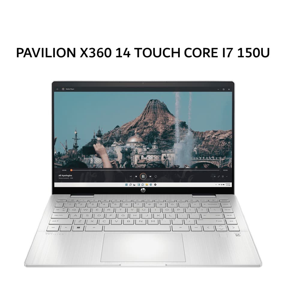 HP PAVILION X360 14 TOUCH CORE I7 150U 16GB 512GB W11+OHS 14.0FHD IPS FP PEN 2Y+2ADP SLV -EK2777TU
