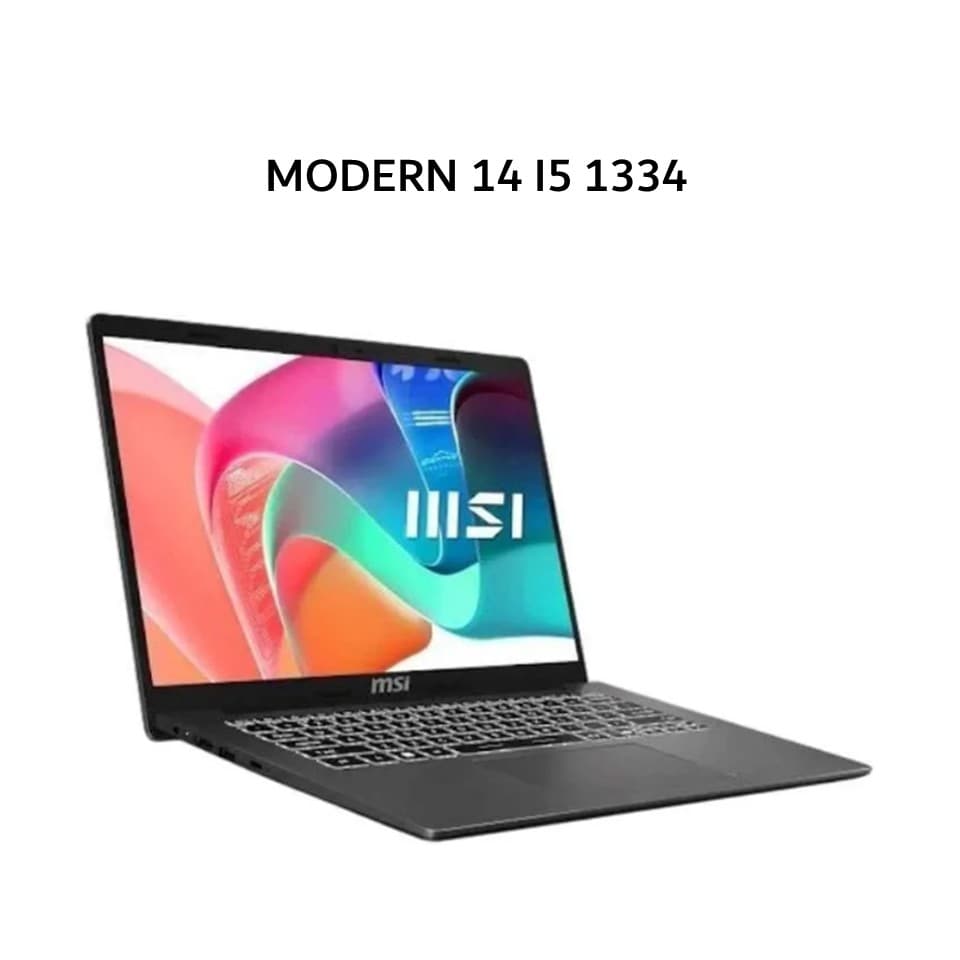 MSI MODERN 14 I5 1334 8GB 512GB W11 14.0FHD BLIT 2Y SLV -F13MG.647