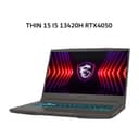 MSI THIN 15 I5 13420H RTX4050 6GB/ 16GB 512GB W11 15.6FHD 144HZ BLIT 2Y GRY -B13VE.3415 - Image 1