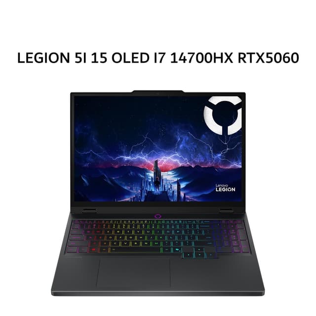 LENOVO LEGION 5I 15 OLED I7 14700HX RTX5060 8GB/ 24GB 512GB W11+OHS+M365B 15.1WQXGA 165HZ 24ZRGB 3Y+3ADP -43ID