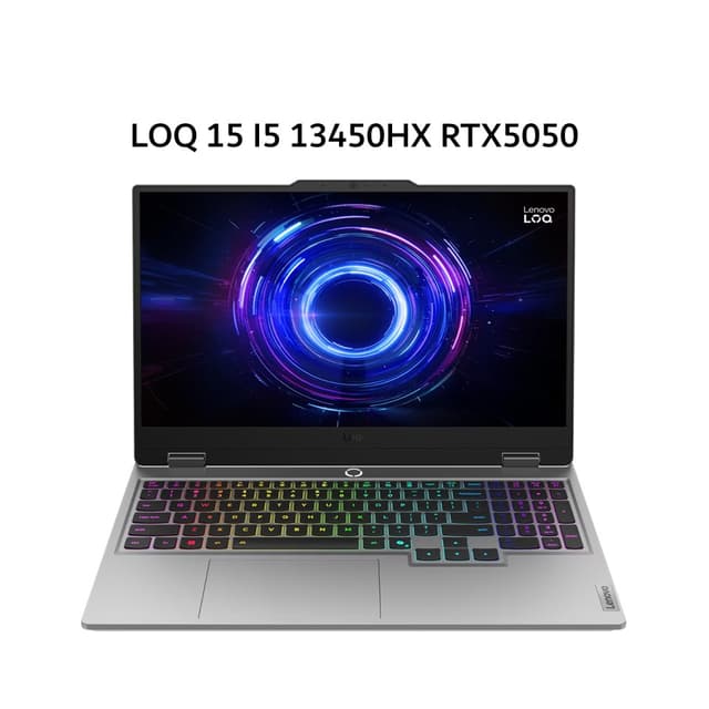 LENOVO LOQ 15 I5 13450HX RTX5050 8GB/ 24GB 512GB W11+OHS+M365B 15.6FHD 144HZ 100SRGB 24RGB 2Y PREM+2ADP GRY -52ID