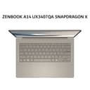 ASUS ZENBOOK A14 UX3407QA SNAPDRAGON X X126100 16GB 1TB W11+OHS+O356 14.0WUXGA IPS BEIGE -IPSP111M - Image 3