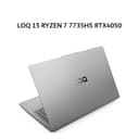LENOVO LOQ 15 RYZEN 7 7735HS RTX4050 6GB/ 16GB 512GB W11+OHS+M365B 15.6FHD 144HZ 100SRGB BLIT 2Y PREM+2ADP LUNA GRY -1BID - Image 2