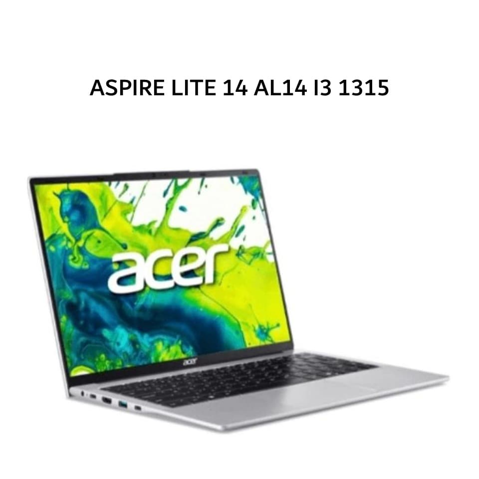 ACER ASPIRE LITE 14 AL14 I3 1315 8GB 512GB W11+OHS 14.0WUXGA IPS SLV -53M.36GD