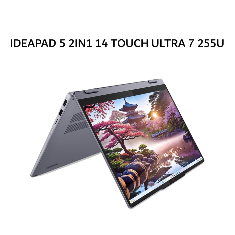 LENOVO IDEAPAD 5 2IN1 14 TOUCH ULTRA 7 255U 16GB 512GB W11+OHS+M365B 14.0WUXGA PEN 2Y+2ADP LUNA GRY -63ID