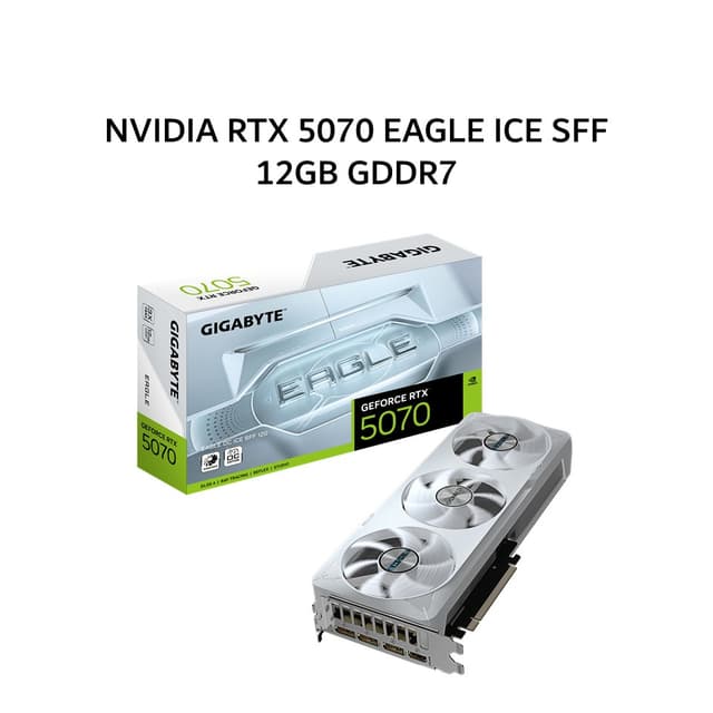 GIGABYTE VGA NVIDIA GEFORCE RTX 5070 EAGLE ICE SFF 12GB GDDR7 OC WHITE 3Y