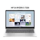HP 14 RYZEN 3 7320 8GB 512GB W11+OHS 14.0FHD IPS BLIT 2Y GLD -EM0332AU - Variant 1