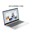 HP 14 RYZEN 3 7320 8GB 512GB W11+OHS 14.0FHD IPS BLIT 2Y GLD -EM0332AU - Image 1