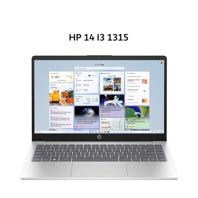 HP 14 I3 1315 4GB 512GB W11+OHS 14.0FHD BLIT COPILOT 1080P CAM 2Y SLV -EP0321TU