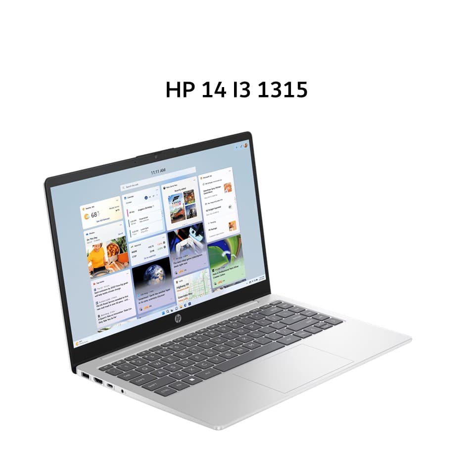 HP 14 I3 1315 4GB 512GB W11+OHS 14.0FHD BLIT COPILOT 1080P CAM 2Y SLV -EP0321TU