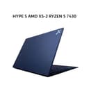 AXIOO HYPE 5 AMD X5-2 RYZEN 5 7430 8GB 256GB DOS 14.0FHD IPS BLIT BLU - Image 2