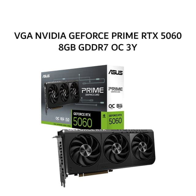 ASUS VGA NVIDIA GEFORCE PRIME RTX 5060 8GB GDDR7 OC 3Y