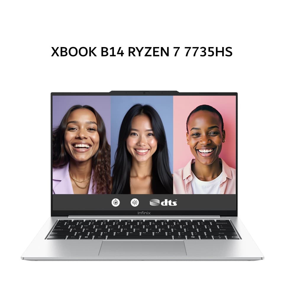 INFINIX XBOOK B14 RYZEN 7 7735HS 8GB 512GB W11 14.0WUXGA IPS 2Y SLV