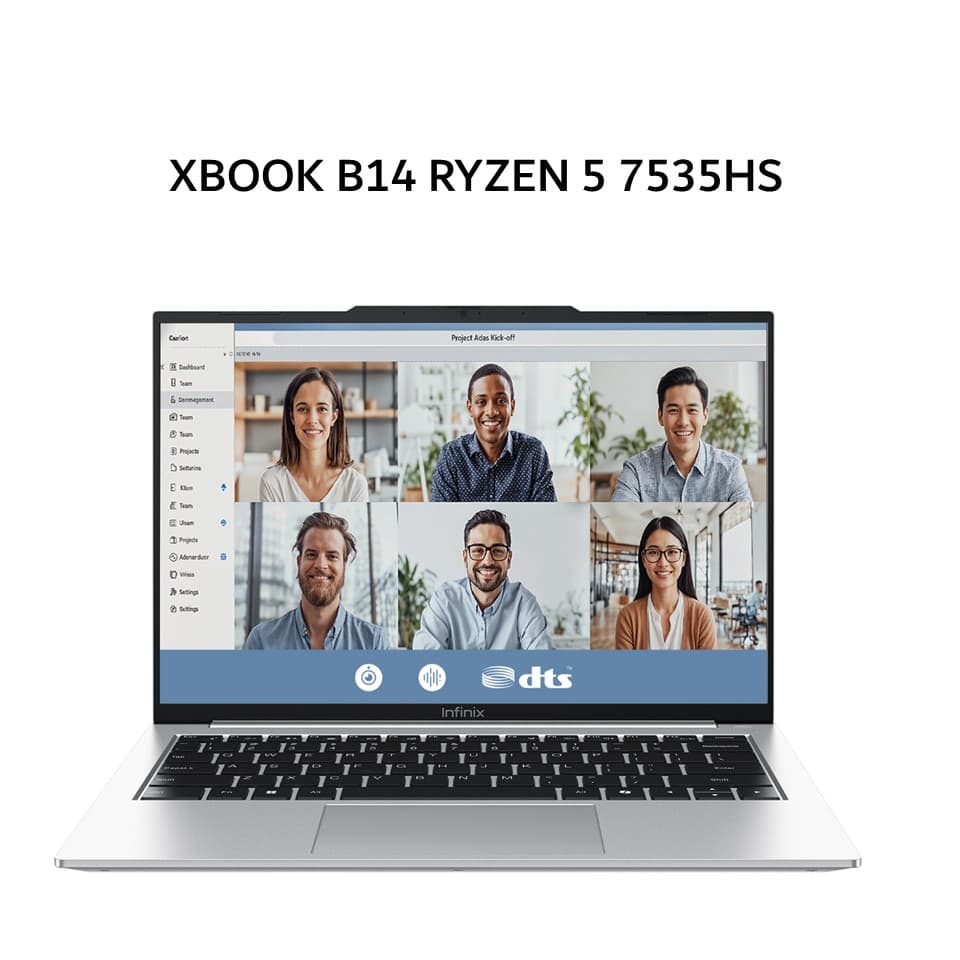 INFINIX XBOOK B14 RYZEN 5 7535HS 16GB 512GB W11 14.0WUXGA IPS 2Y SLV