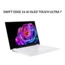 ACER SWIFT EDGE 14 AI OLED TOUCH SFE14 ULTRA 7 258V 32GB 1TB W11+OHS+M365B 14.0 2.8K 120HZ WHT -51T.77WL - Image 1