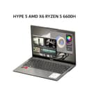 AXIOO HYPE 5 AMD X6 RYZEN 5 6600H 16GB 256GB W11 14.0FHD IPS BLIT GRY - Variant 1