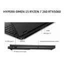 HP HYPERX OMEN 15 RYZEN 7 260 RTX5060 8GB/ 24GB 1TB W11+OHS+M365B 15.3WQXGA 180HZ 100SRGB 4ZRGB 2Y+2ADP BLK -GB0888AX - Image 2