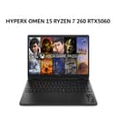 HP HYPERX OMEN 15 RYZEN 7 260 RTX5060 8GB/ 24GB 1TB W11+OHS+M365B 15.3WQXGA 180HZ 100SRGB 4ZRGB 2Y+2ADP BLK -GB0888AX - Variant 1