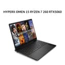 HP HYPERX OMEN 15 RYZEN 7 260 RTX5060 8GB/ 24GB 1TB W11+OHS+M365B 15.3WQXGA 180HZ 100SRGB 4ZRGB 2Y+2ADP BLK -GB0888AX - Image 3