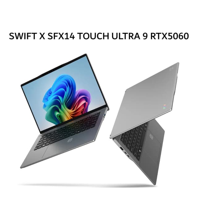 ACER SWIFT X SFX14 TOUCH ULTRA 9 285H RTX5060 8GB/ 32GB 1TB W11+OHS+M365B 14.0WQXGA+ OLED 120HZ GRY -73G.93XM