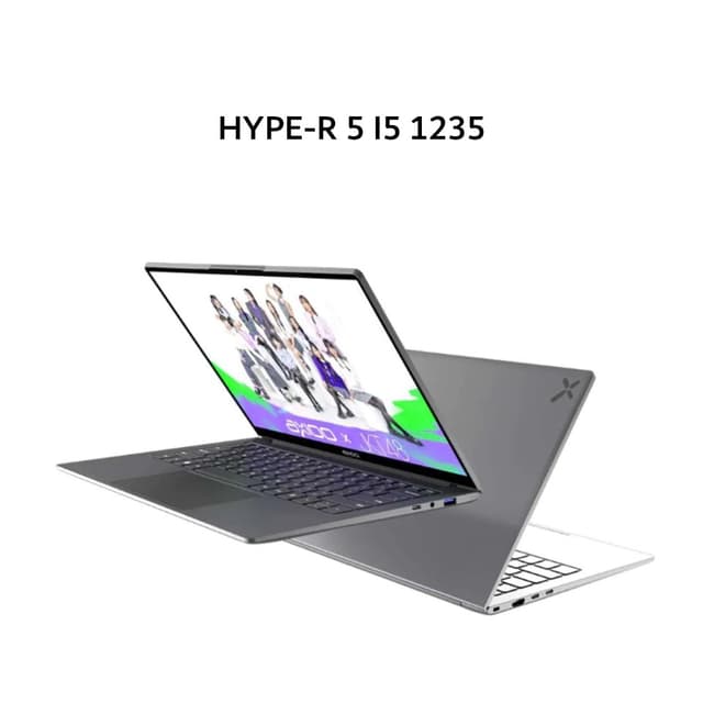 AXIOO HYPE-R 5 I5 1235 24GB 512GB DOS 14.0FHD BLK (1KG)