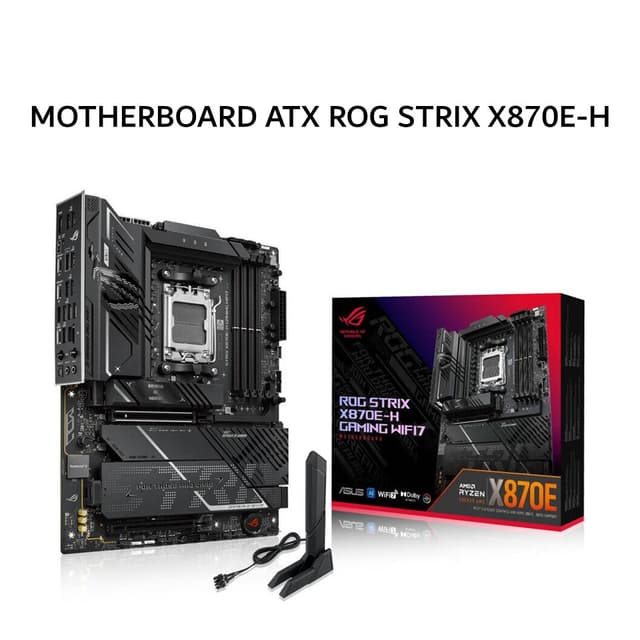 ASUS MOTHERBOARD ATX ROG STRIX X870E-H GAMING WIFI 7 DDR5 AM5 /AMD 3Y