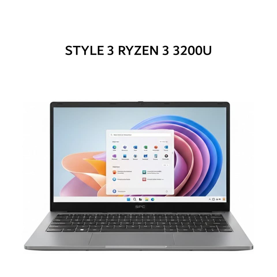 SPC STYLE 3 RYZEN 3 3200 8GB 256GB DOS 14.0FHD IPS BLIT URBAN GRY