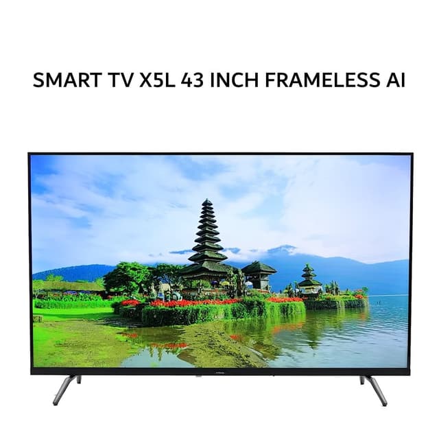 INFINIX SMART TV X5L 43 INCH FHD ANDROID DOLBY AUDIO FRAMELESS AI - 43X5L