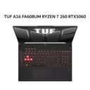 ASUS TUF A16 FA608UM RYZEN 7 260 RTX5060 8GB/ 16GB 512GB W11+OHS+M365B 16.0 WUXGA IPS 165HZ 100SRGB GRY -R7N56J6G-HM - Image 1