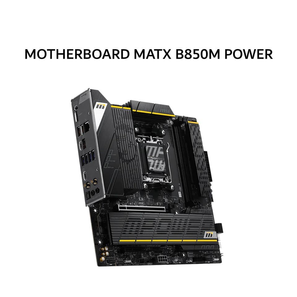 MSI MOTHERBOARD MATX B850M POWER DDR5 AM5 /AMD 3Y