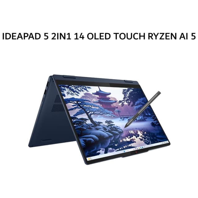 LENOVO IDEAPAD 5 2IN1 14 OLED TOUCH RYZEN AI 5 340 16GB 512GB W11+OHS+M365B 14.0WUXGA PEN 2Y+2ADP BLU -64ID