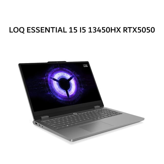LENOVO LOQ ESSENTIAL 15 I5 13450HX RTX5050 8GB/ 16GB 512GB W11+OHS+M365B 15.6FHD 144HZ 100SRGB BLIT 2Y PREM+2ADP GRY -3KID
