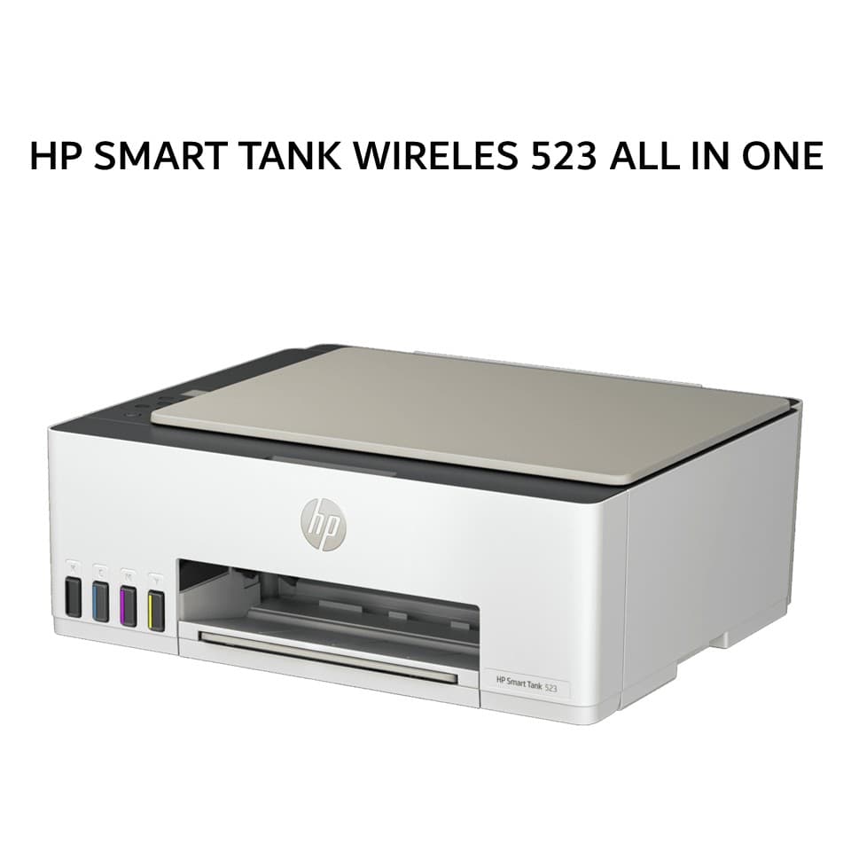 HP SMART TANK WIRELES 523 ALL IN ONE TKDN + FREE TINTA BLACK 3Y